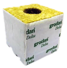 画像: Grodan　ロックウールブロック　デルタ10G×2個セット　100×100×100mm　グロダン　DELTA　植物工場