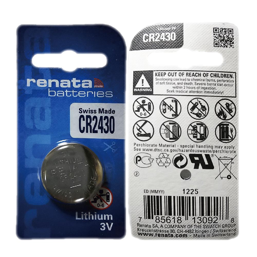 Renata リチウムボタン電池 CR2430 3V